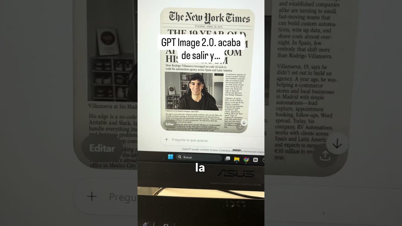 GPT Image 2.0 ha salido y es brutal!!